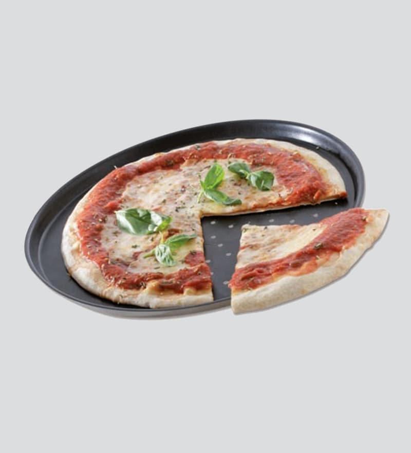 HEMMABAK Pizza crisper pan, gray, 13 - IKEA