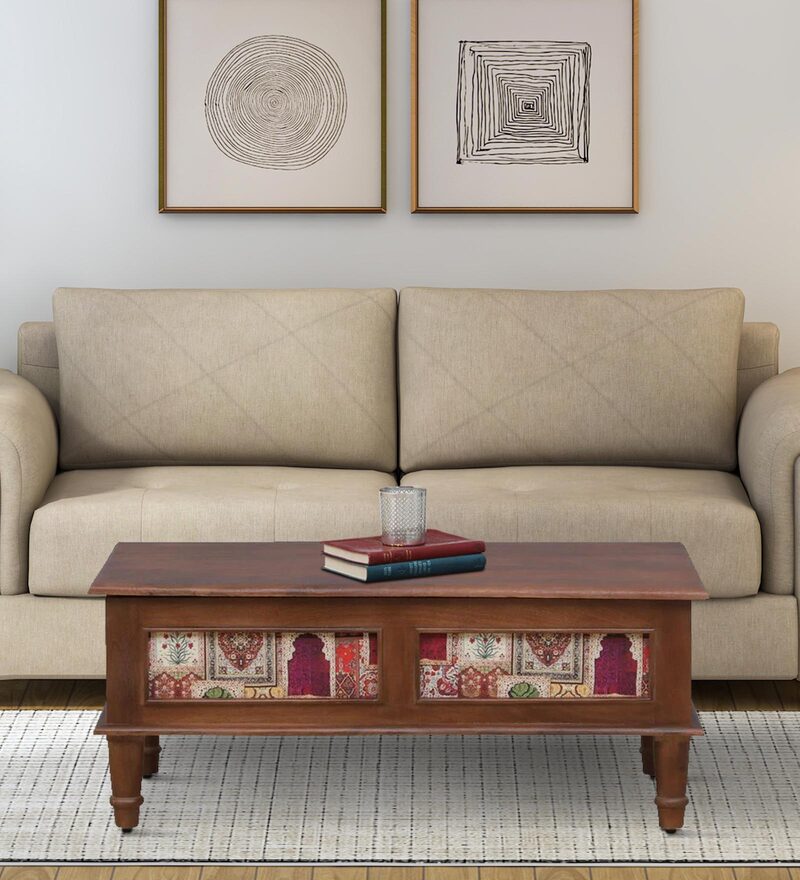 Buy Chippa Solid Wood LiftTop Coffee Table in Tubbaq Finish by