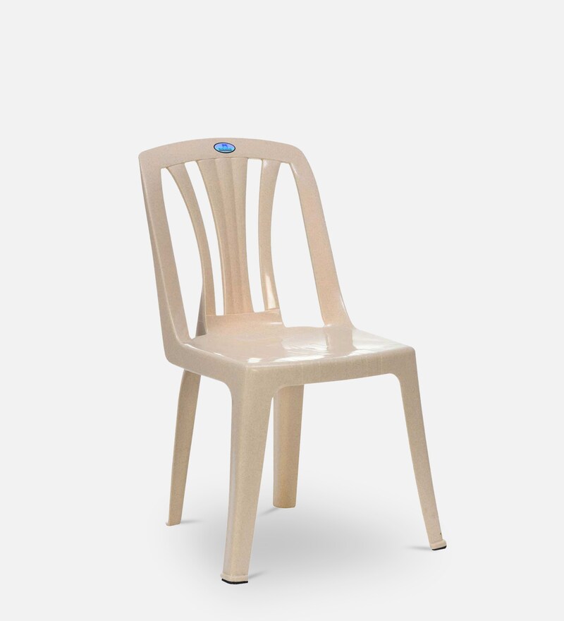 Buy Chr4001 Plastic Chair ( Set Of 4 ) In Beige Colour By Nilkamal