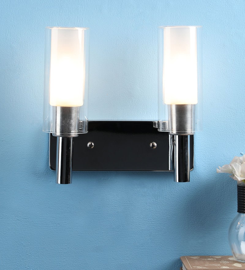 Buy Chrome Metal Wall Light by Learc Designer Lighting Online