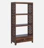 Chadov Sheesham Wood Bookshelf In Provincial Teak Finish