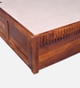 Chadov Sheesham Wood King Size Bed In Honey Oak Finish With Box Storage