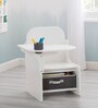 Milky Kids Activity Table in White Colour with Chair