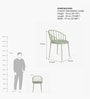 Chalet Outdoor Chair In Green Colour