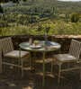 Chalet Outdoor Side Table In Olive Green Colour