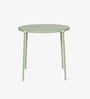 Chalet Outdoor Side Table In Olive Green Colour