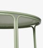 Chalet Outdoor Side Table In Olive Green Colour