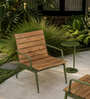 Chalet Outdoor Teak Wood Chair In Natural Finish