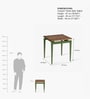 Chalet Outdoor Teak Wood Side Table