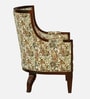 Chalvey Sheesham Wood 1 Seater Sofa In Walnut Finish