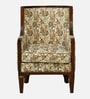 Chalvey Sheesham Wood 1 Seater Sofa In Walnut Finish