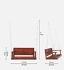 Chamond Sheesham Wood Swing In Honey Oak Finish