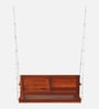 Chamond Sheesham Wood Swing In Honey Oak Finish