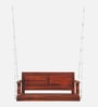 Chamond Sheesham Wood Swing In Honey Oak Finish
