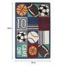 Multicolor Abstract Wool 3 ft x 5 ft Kids Carpet