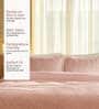 Pink 100% Satin Queen Double Bedsheet 300 TC with 2 Pillow Covers