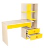 Champion Kids Study Table in Yellow Colour