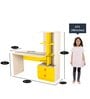Champion Kids Study Table in Yellow Colour