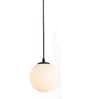 Chandelier Pendant Light, Retro Industrial Style, Nordic Glass Hanging Light with Frosty Globe