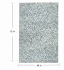Charcoal & off White Abstract Wool 4 x 6 Feet Hand Tufted Carpet