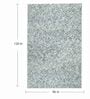 Charcoal & off White Abstract Wool 8 x 10 Feet Hand Tufted Carpet