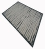 White Traditional Wool And Cotton 5 X 8 Ft Hand Tufted Carpet