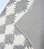 Cream Geometric Wool And Cotton 5 X 8 Ft Hand Tufted Carpet