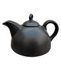 Charcoal Black Ceramic  Tea Pot With Cup