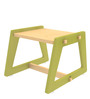 Charcoal Chikku Kids Stool in Green Colour