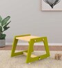 Charcoal Chikku Kids Stool in Green Colour
