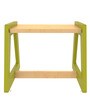 Charcoal Chikku Kids Stool in Green Colour