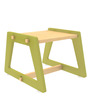 Charcoal Chikku Kids Stool in Green Colour