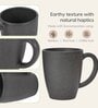 Charcoal Classic Coffee Mug 300 ml (4 Pc)Rice Husk Biocomposite