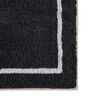 Charcoal Cotton 20X30 Inches Anti-Skid Bath Mat Set Of 2