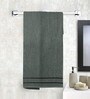 Charcoal Gray 100% Cotton Solid 450 GSM Bath Towel (Set of 1) Collection