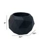 Charcoal Grey Concrete Octagonal Desk Pot Desk Pot