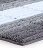 Charcoal Polyester 32X20 Inches Anti-Skid  Bath Mat