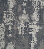 Dark Grey Abstract Polypropylene 8 ft x 10 ft Machine Made Carpet