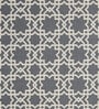 Dark Grey Abstract Polypropylene 8 ft x 10 ft Machine Made Carpet