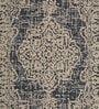 Dark Grey Persian Polypropylene 5 ft x 7 ft Machine Made Carpet