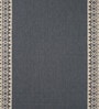 Dark Grey Persian Polypropylene 6 ft x 9 ft Machine Made Carpet