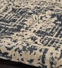 Dark Grey Persian Polypropylene 8 ft x 10 ft Machine Made Carpet