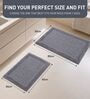Charcoal Reversible Cotton Bathmat (40x60 cm)