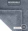 Charcoal Reversible Cotton Bathmat (50x80 cm)