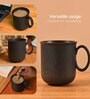 Charcoal Statement Coffee Mug 350 ml (2 Pc)Rice Husk Biocomposite
