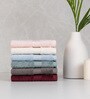 Charcoal Stone 100% Organic Cotton Solid 550 GSM Face Towels (4 Pc)
