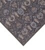 Charcoal Vintage Polyester 3' X 5' Machine Made Carpet