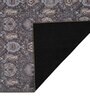 Charcoal Vintage Polyester 3' X 5' Machine Made Carpet