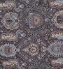 Charcoal Vintage Polyester 4' X 6' Machine Made Carpet