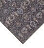Charcoal Vintage Polyester 4' X 6' Machine Made Carpet